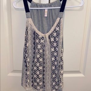 Lace tank top